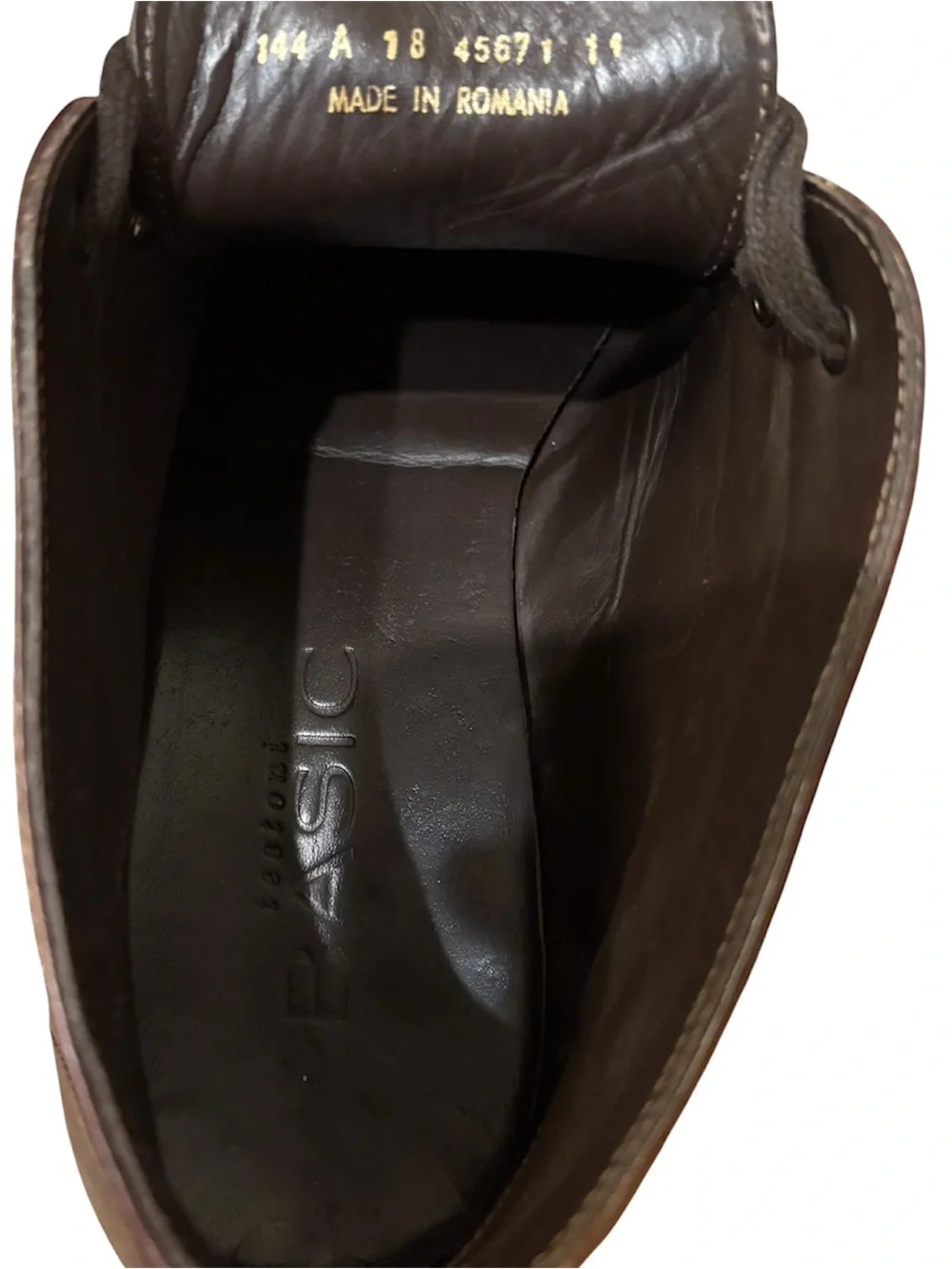 A. Testoni Basic Brown Leather Ankle Dress Boots Chukka Moc-Toe Lace-Up Sz 11